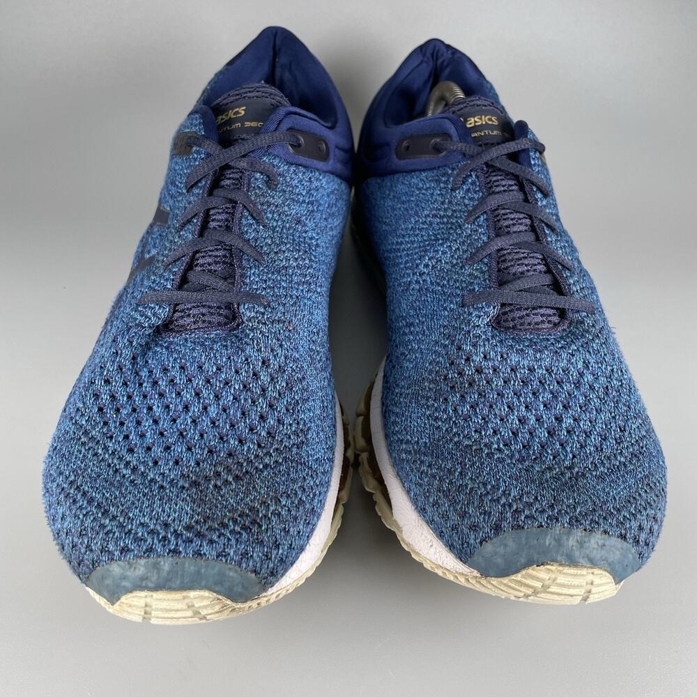 Asics Gel Quantum 360 Men’s Size 13 Blue Knit Mesh Running Sneakers Casual Shoes - Picture 2 of 9